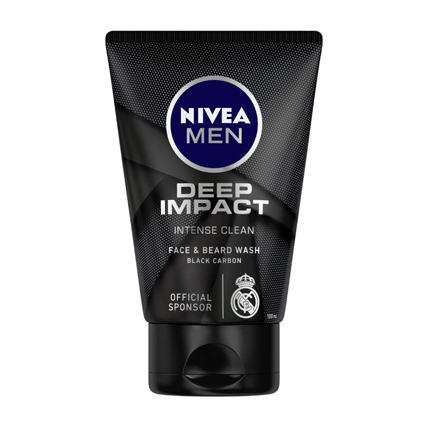 Nivea Face Wash Men Deep Impact Intense Clean  